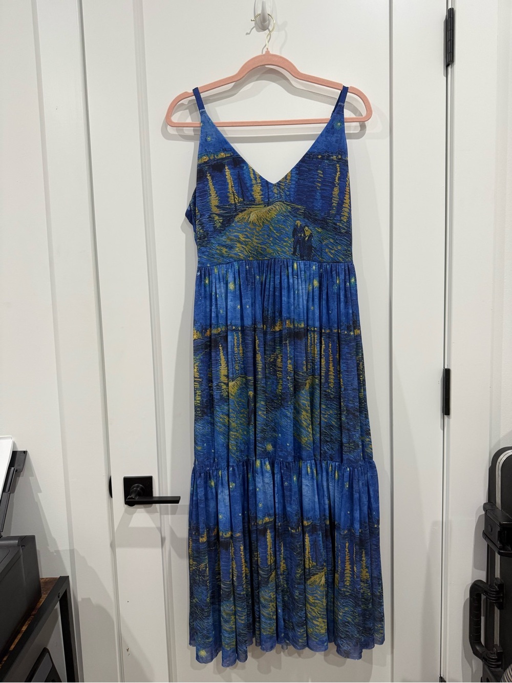 Blackmilk Van Gogh Starry Night Sleeveless Maxi Dress